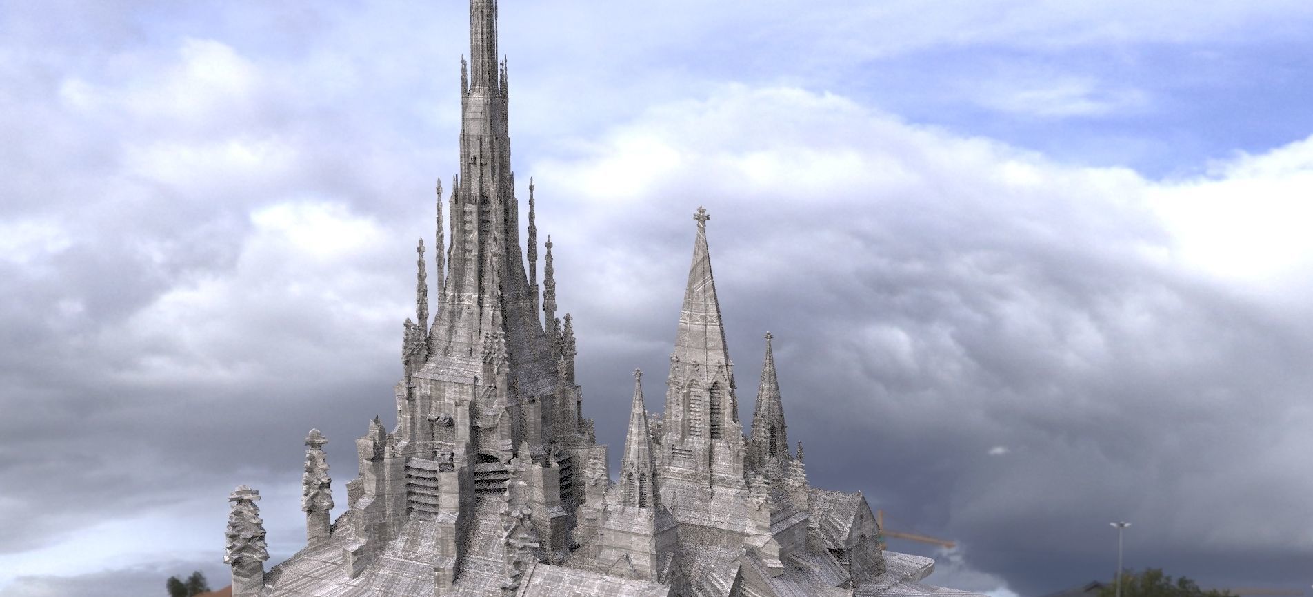 Dark Fantasy Art Deco  medieval 2 3D 3D model_4