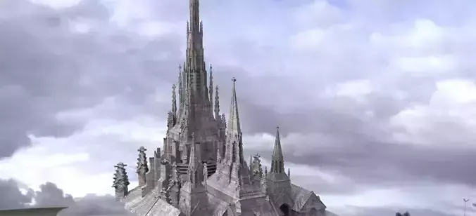 Dark Fantasy Art Deco  medieval 2 3D 3D model