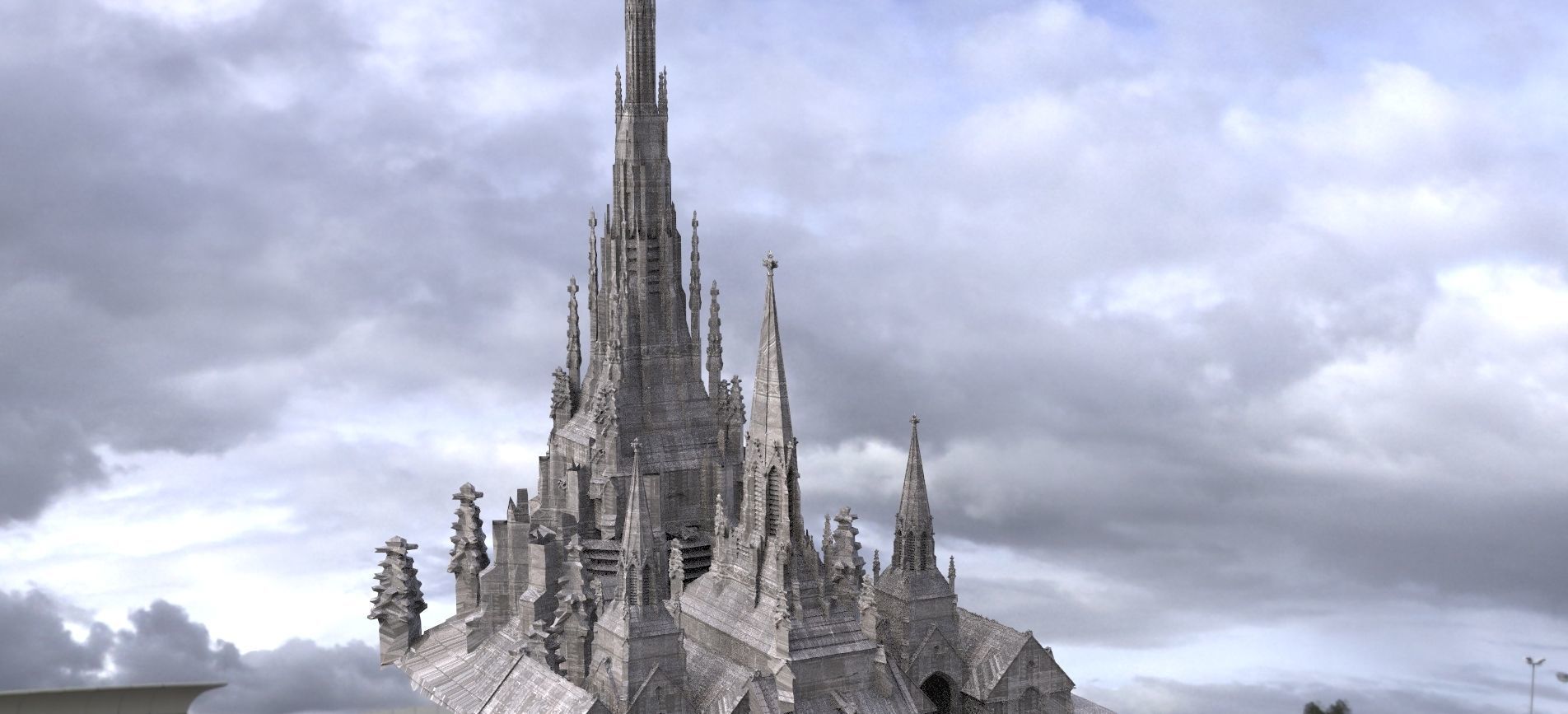 Dark Fantasy Art Deco  medieval 2 3D 3D model_1