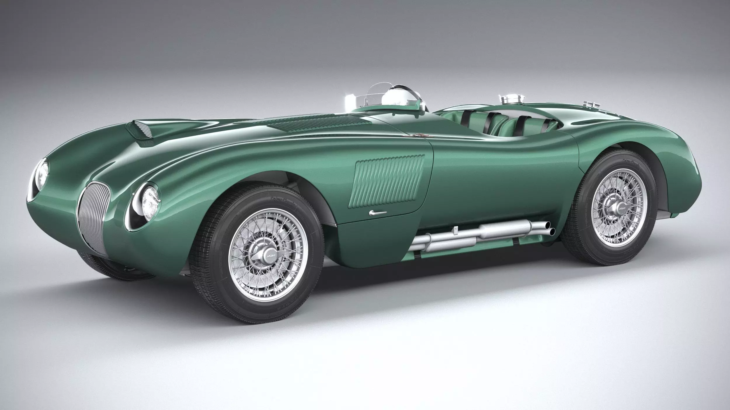 Jaguar C-Type Continuation 2022 3D model_0