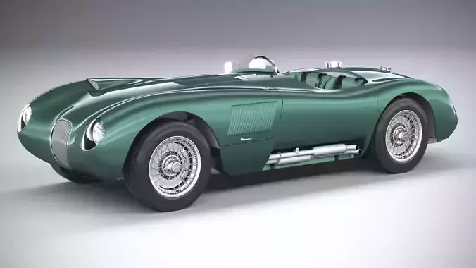 Jaguar C-Type Continuation 2022 3D model