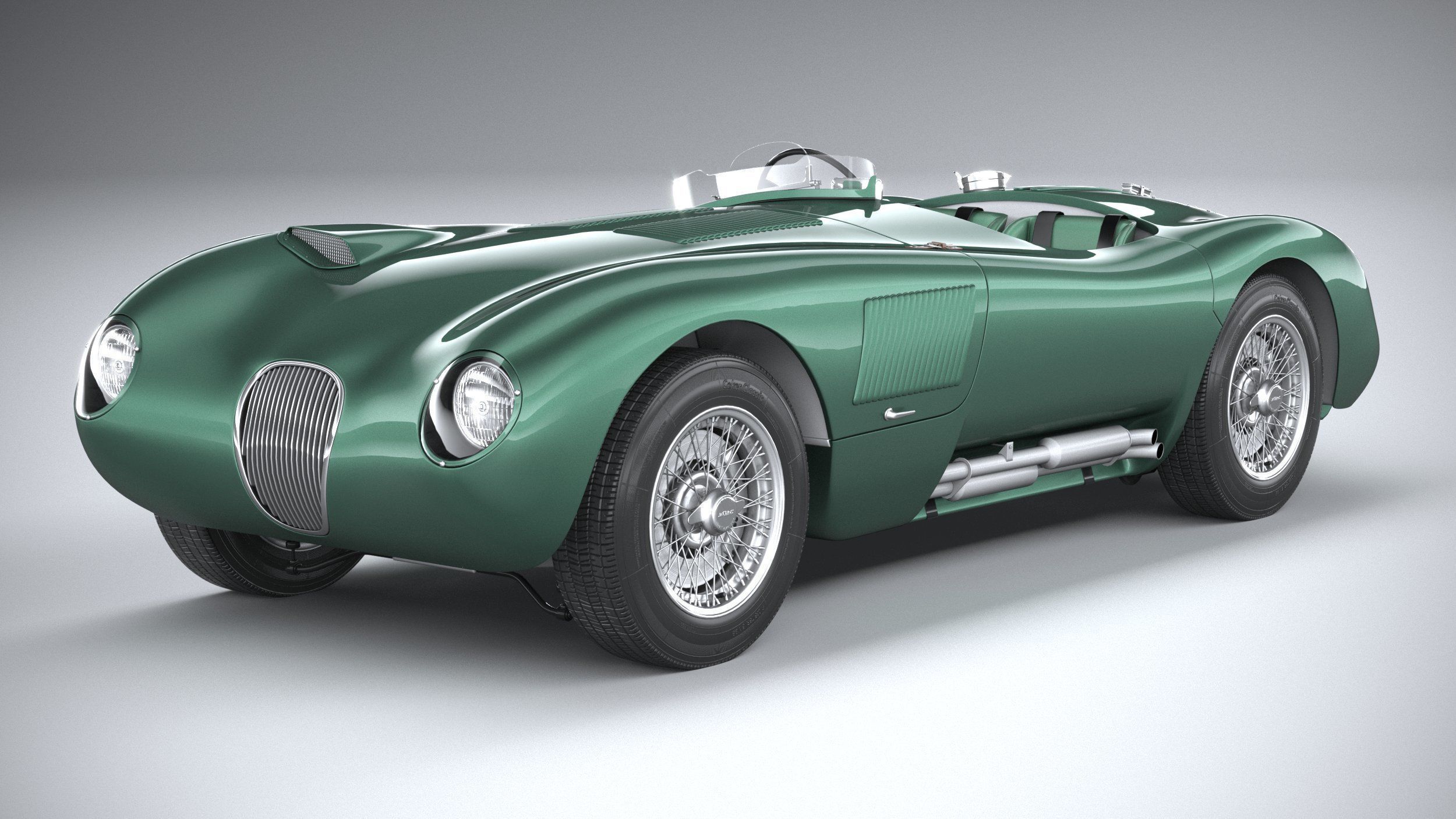 Jaguar C-Type Continuation 2022 3D model_1