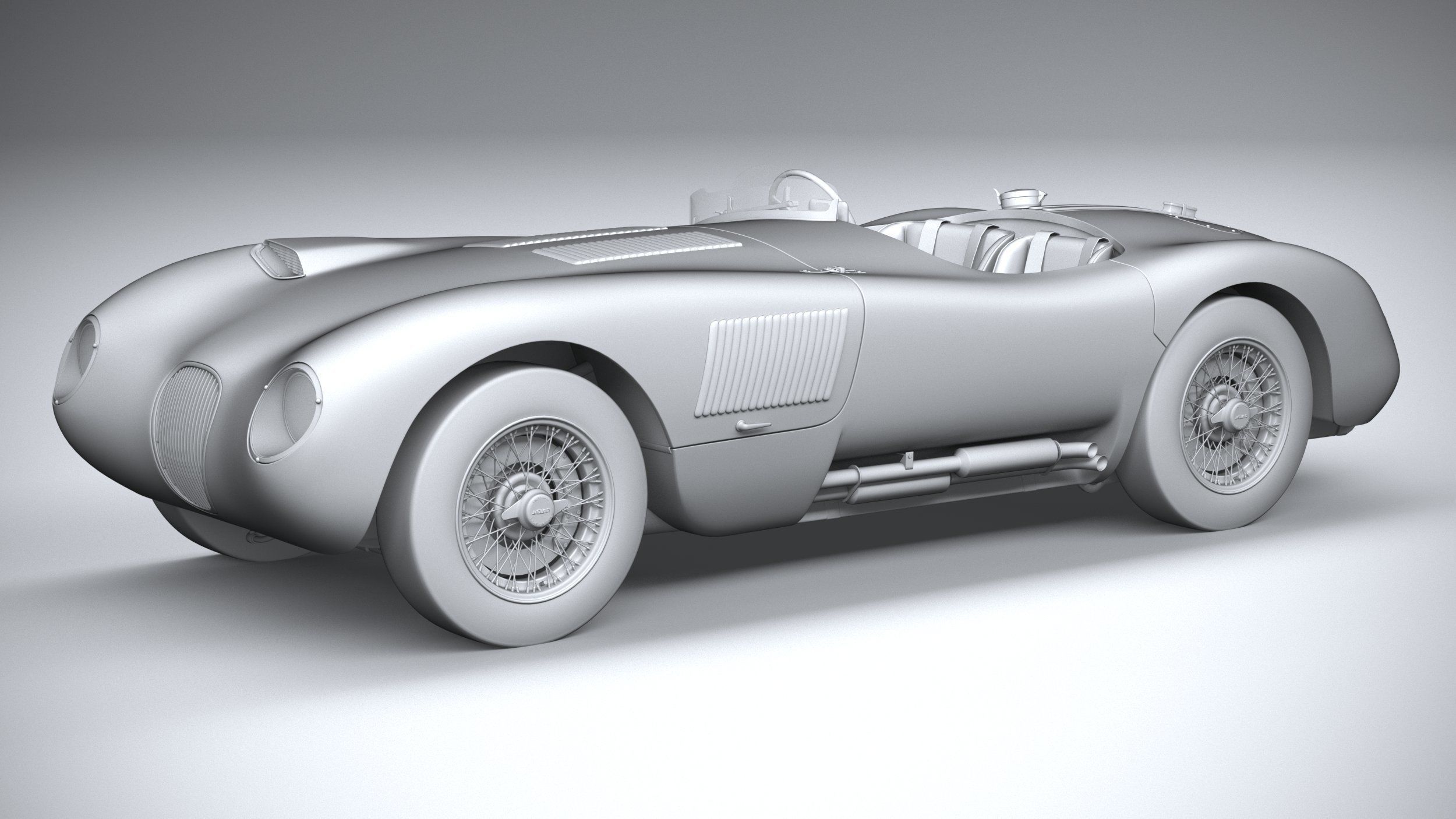 Jaguar C-Type Continuation 2022 3D model_19