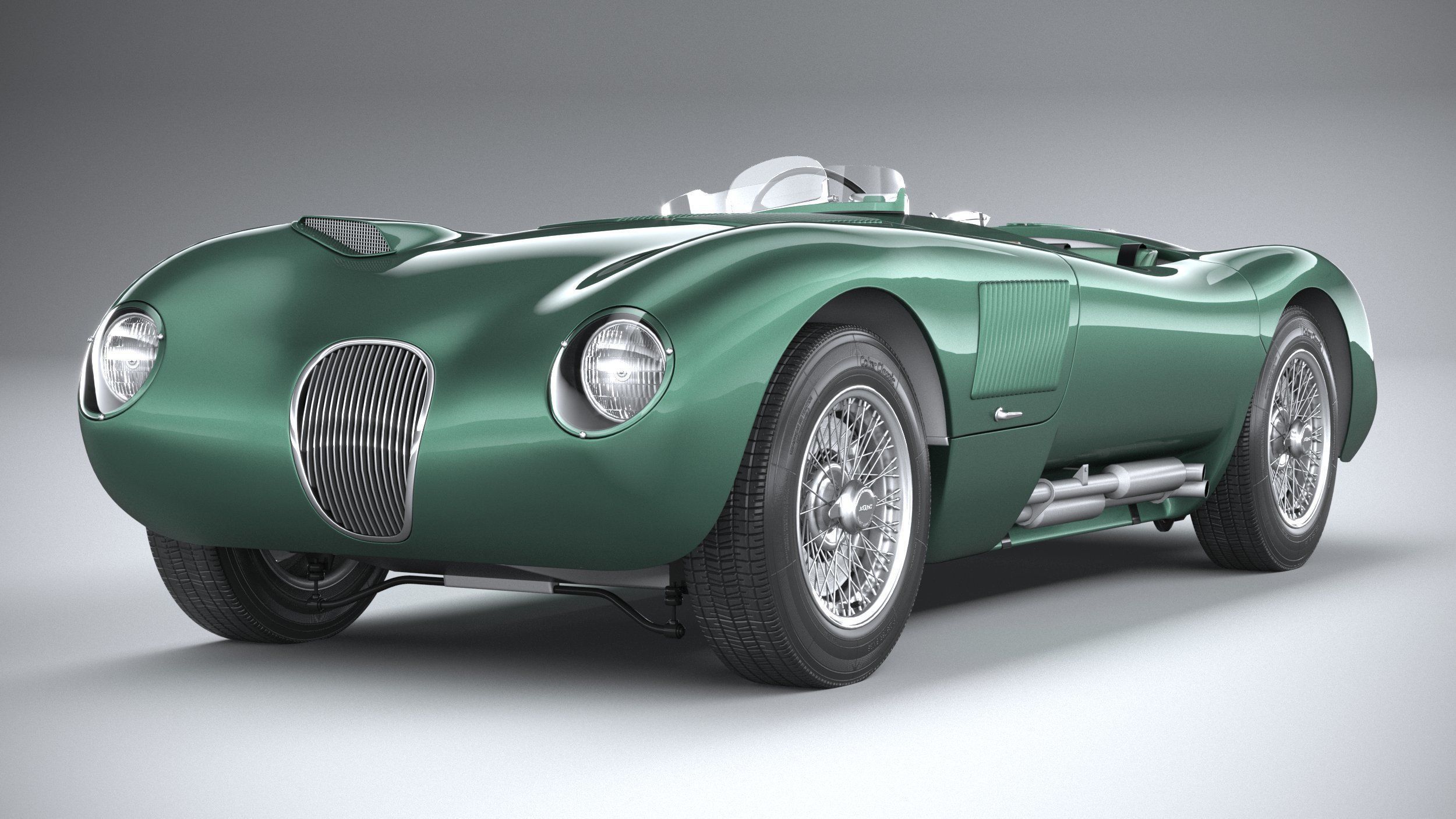 Jaguar C-Type Continuation 2022 3D model_2