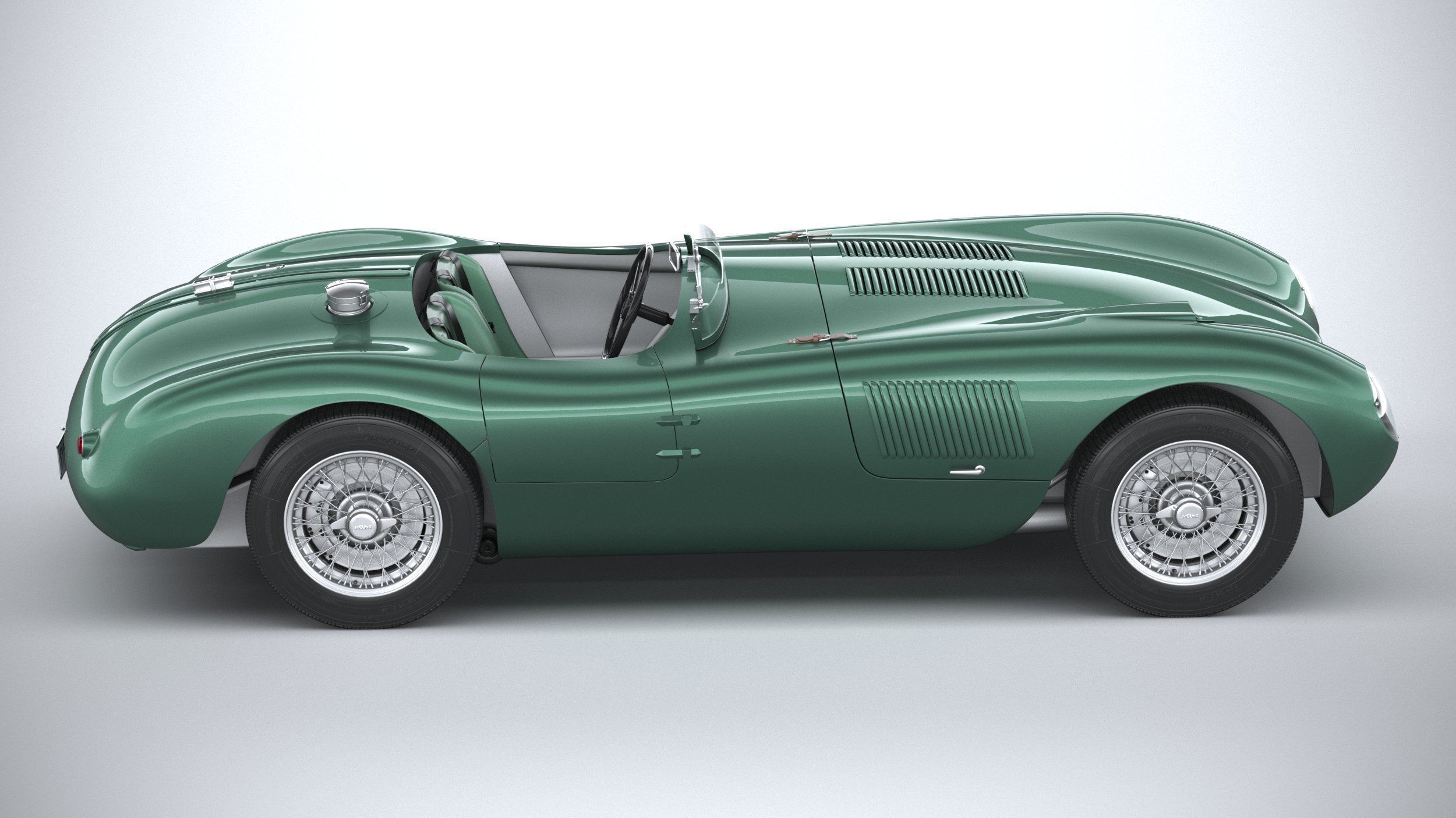 Jaguar C-Type Continuation 2022 3D model_11