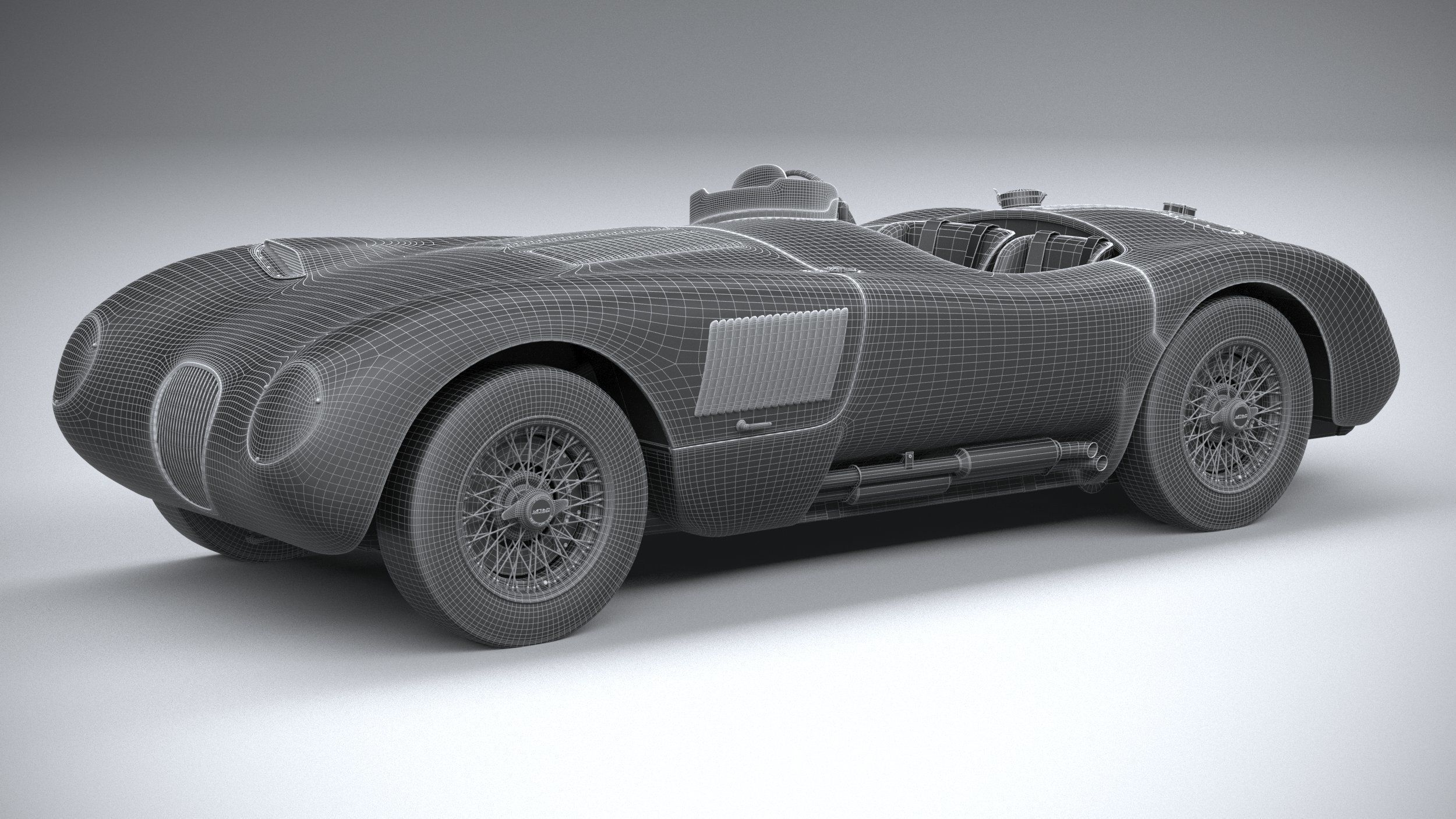 Jaguar C-Type Continuation 2022 3D model_28