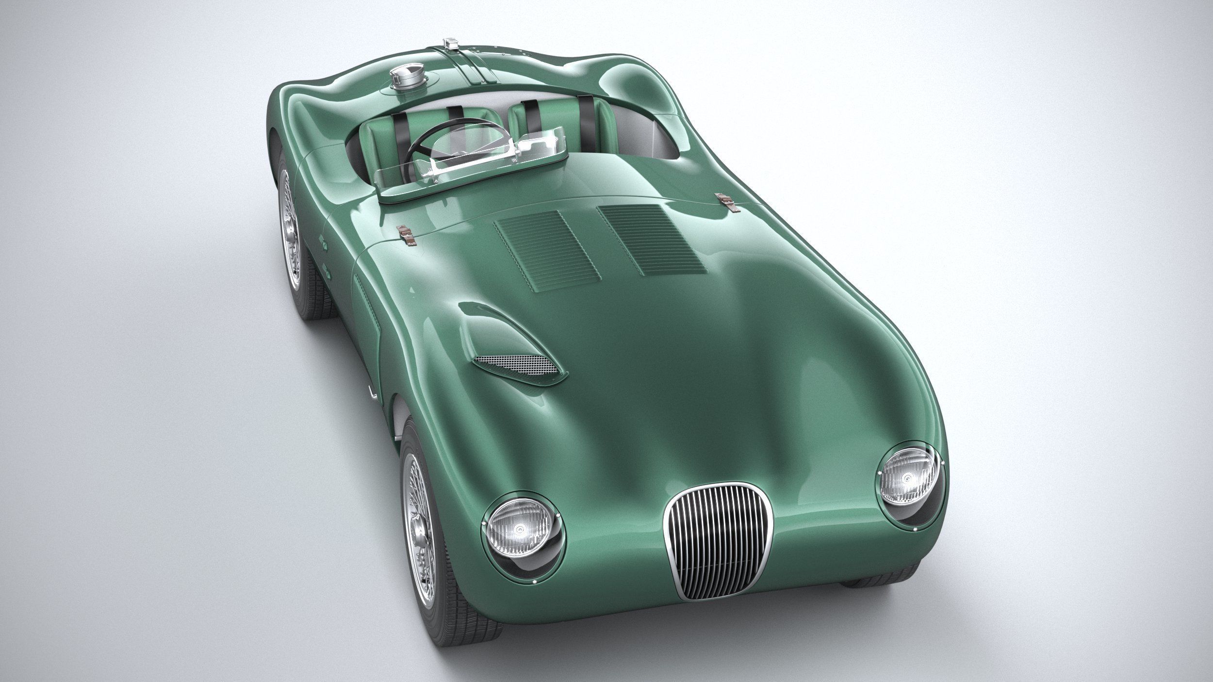 Jaguar C-Type Continuation 2022 3D model_12