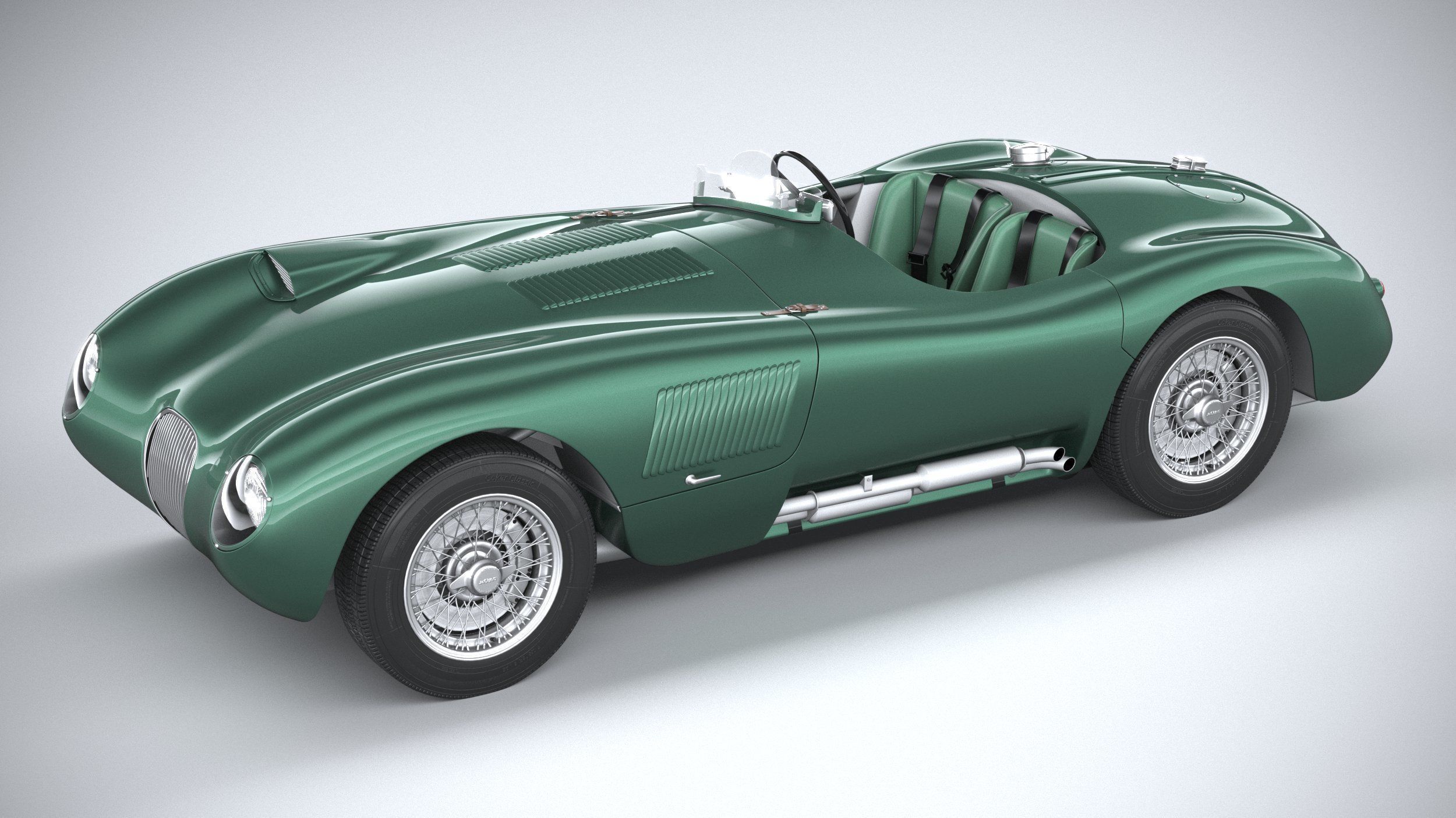 Jaguar C-Type Continuation 2022 3D model_7