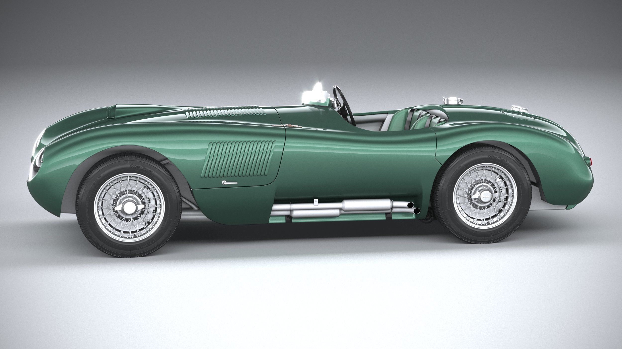 Jaguar C-Type Continuation 2022 3D model_8