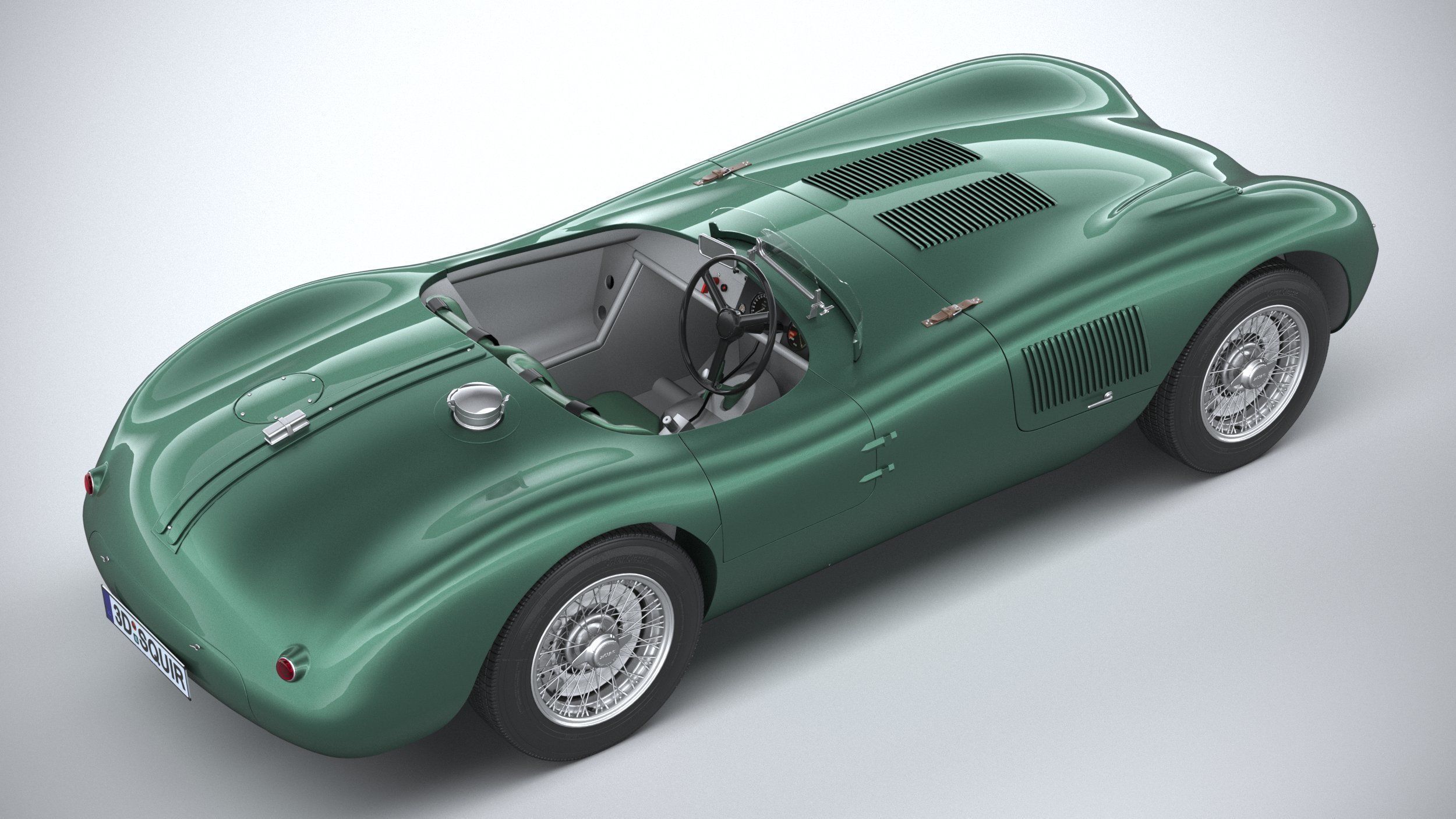 Jaguar C-Type Continuation 2022 3D model_10