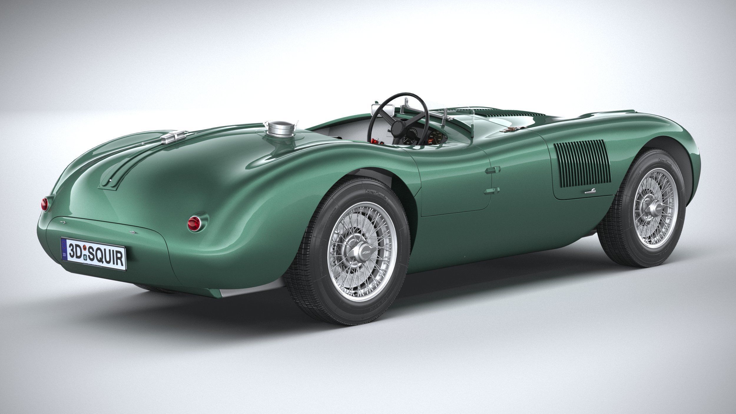 Jaguar C-Type Continuation 2022 3D model_17