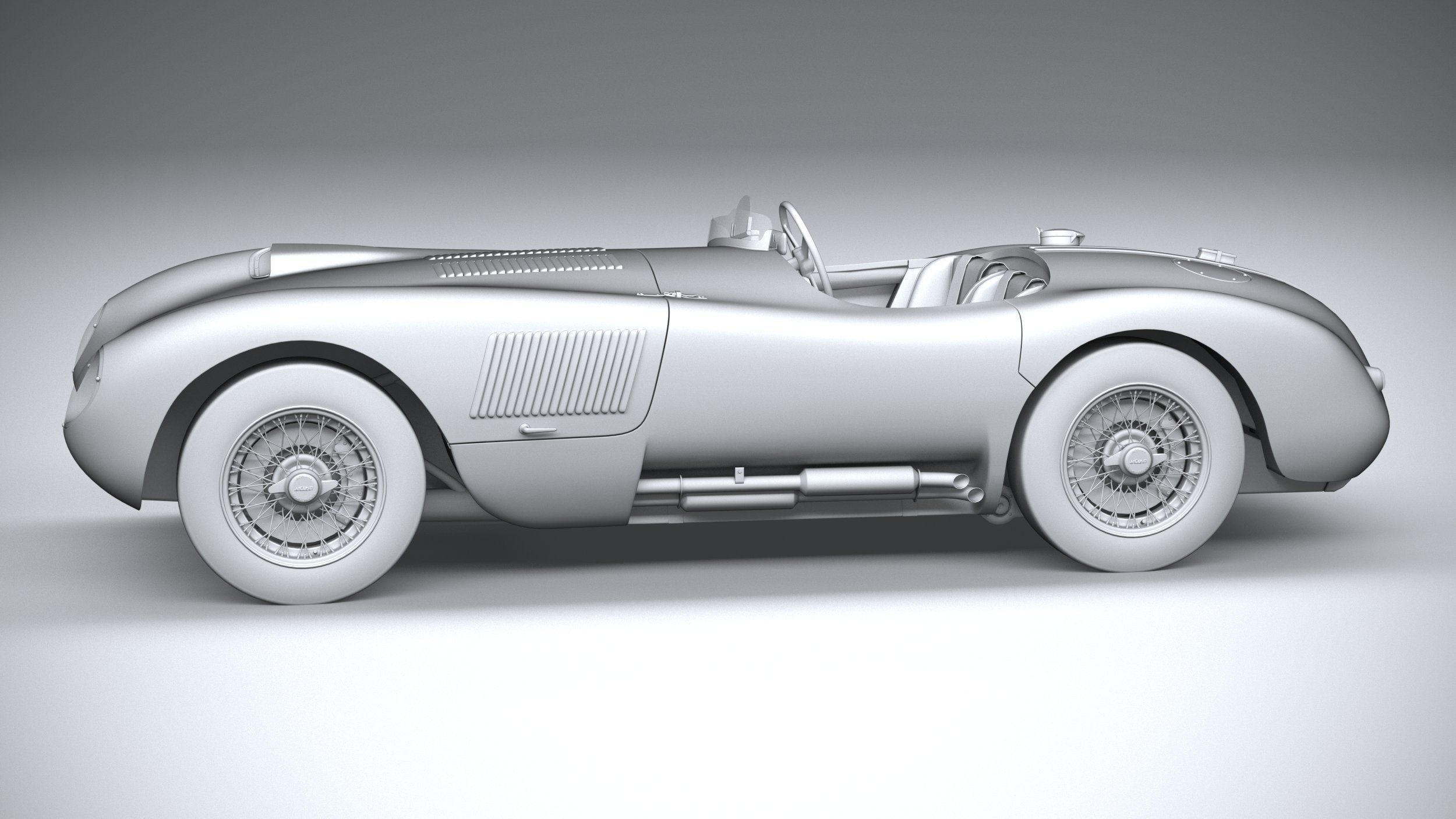 Jaguar C-Type Continuation 2022 3D model_22