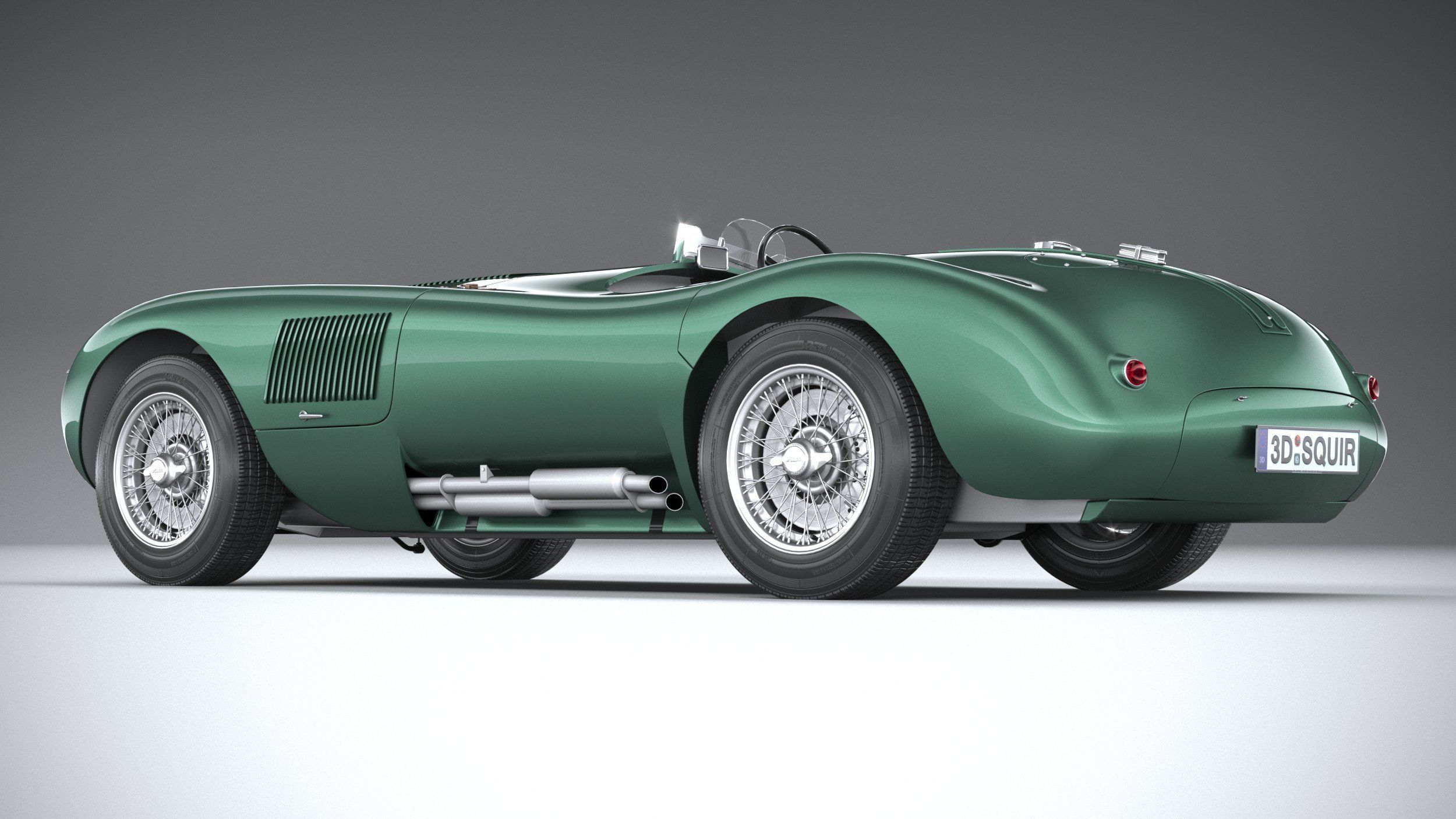 Jaguar C-Type Continuation 2022 3D model_5