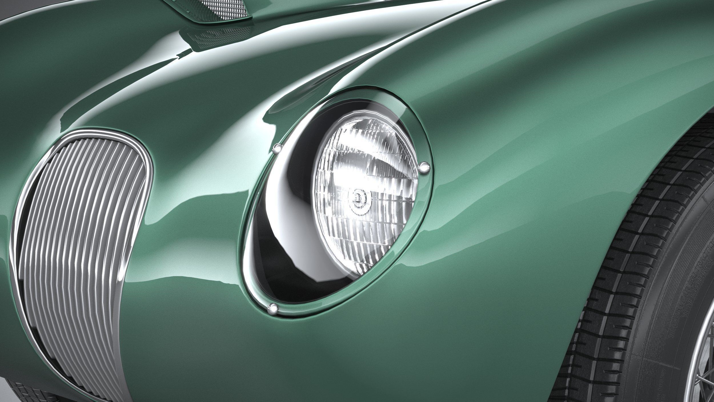 Jaguar C-Type Continuation 2022 3D model_14