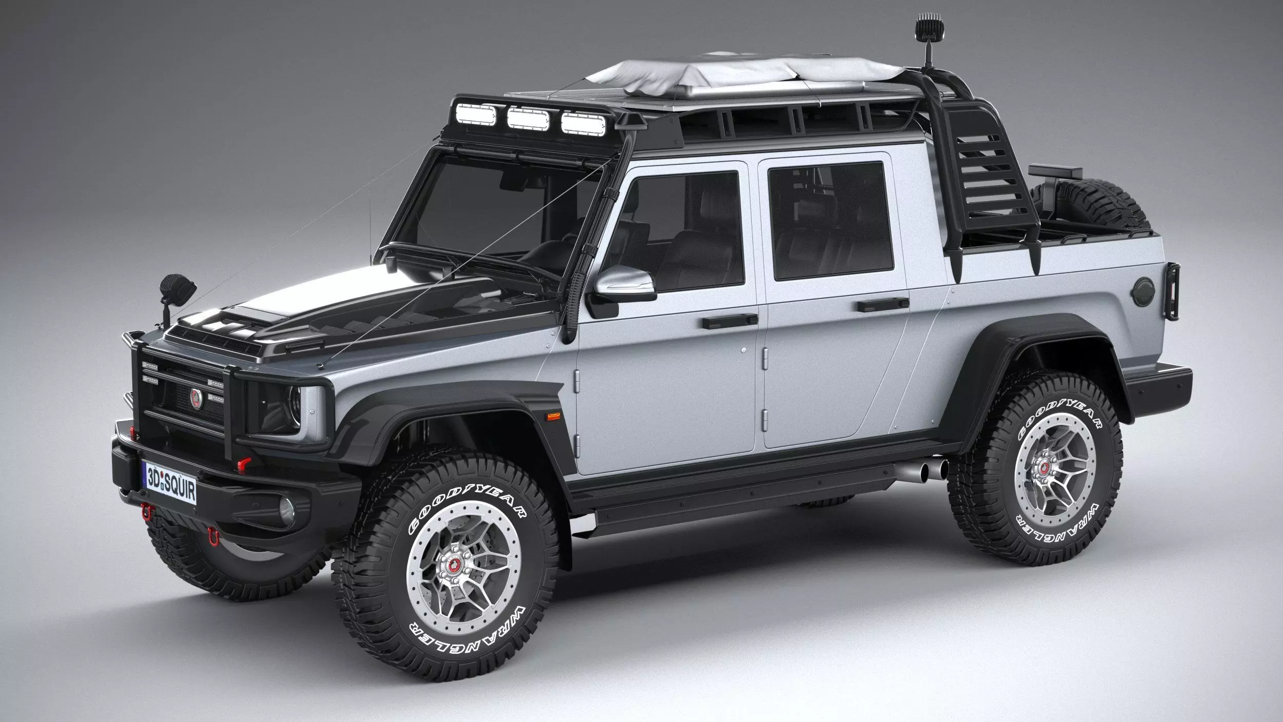 Generic Offroad Adventure Car 2022 3D model_0