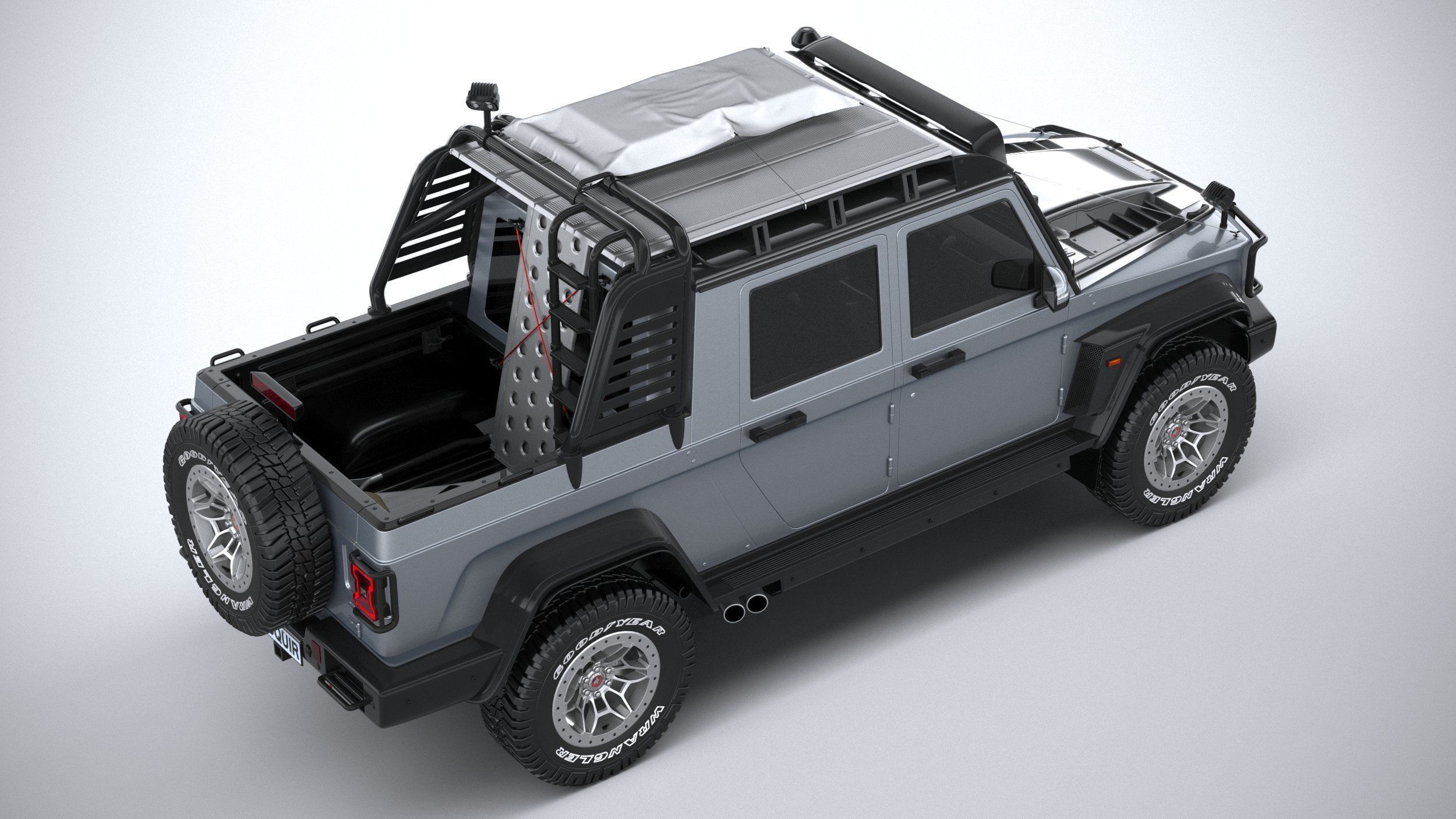 Generic Offroad Adventure Car 2022 3D model_10