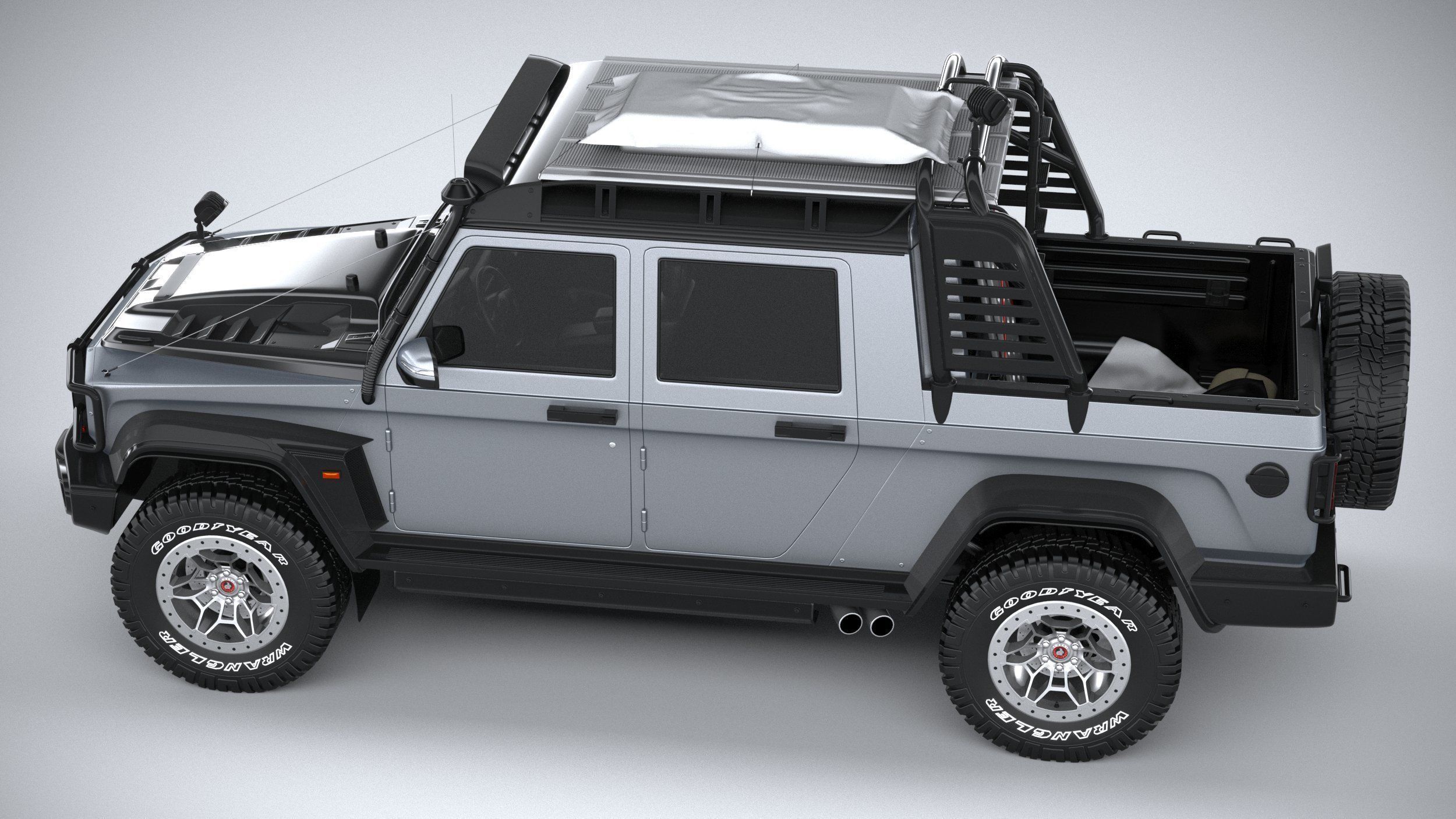 Generic Offroad Adventure Car 2022 3D model_9
