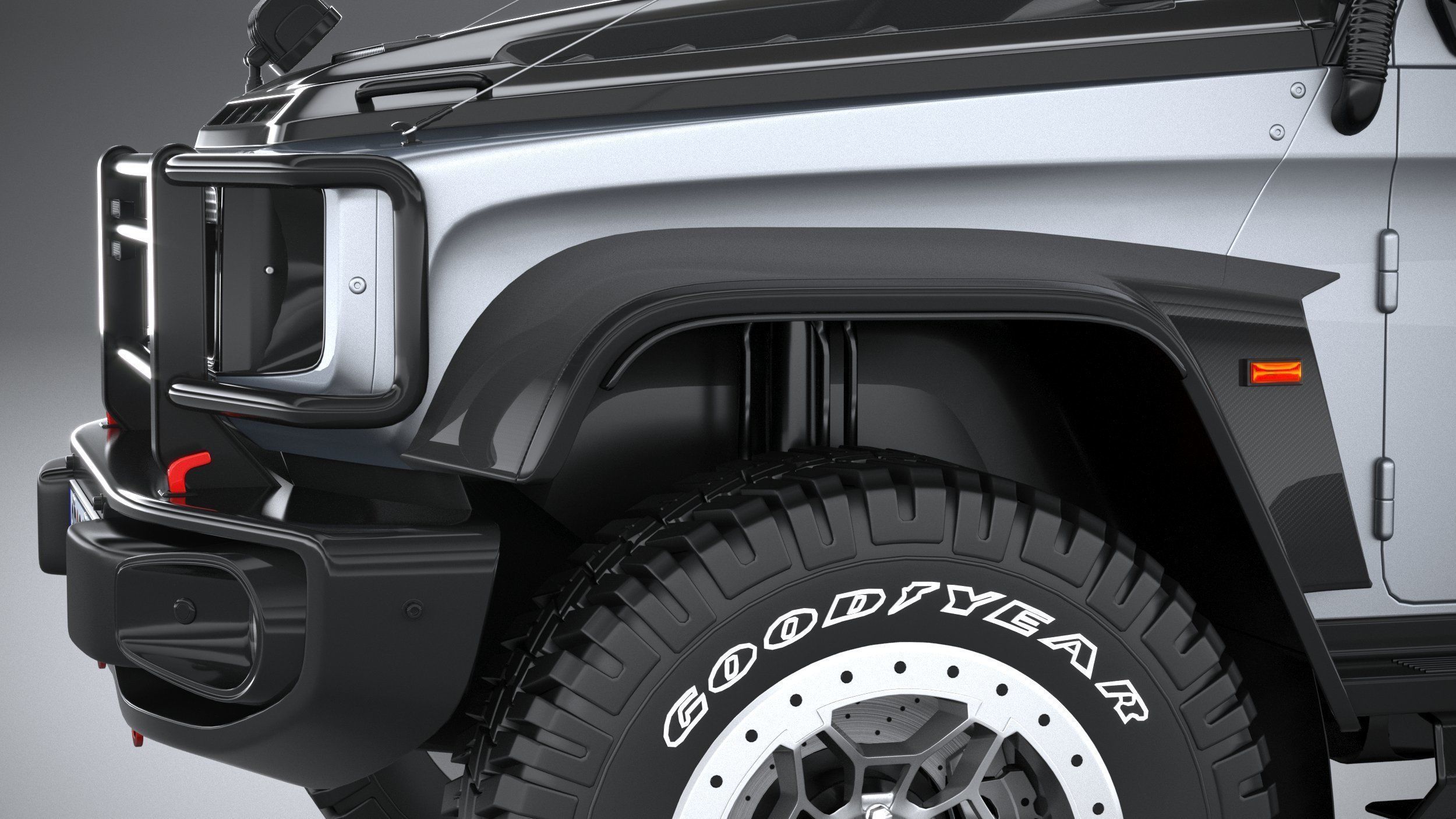 Generic Offroad Adventure Car 2022 3D model_3