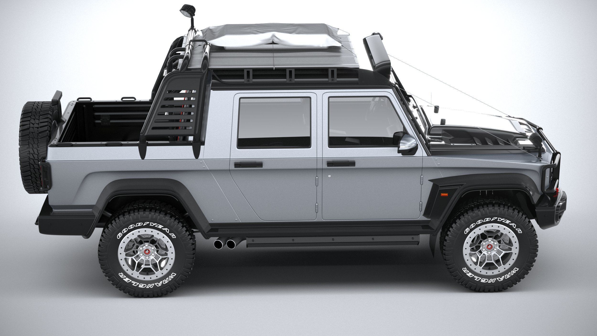 Generic Offroad Adventure Car 2022 3D model_11