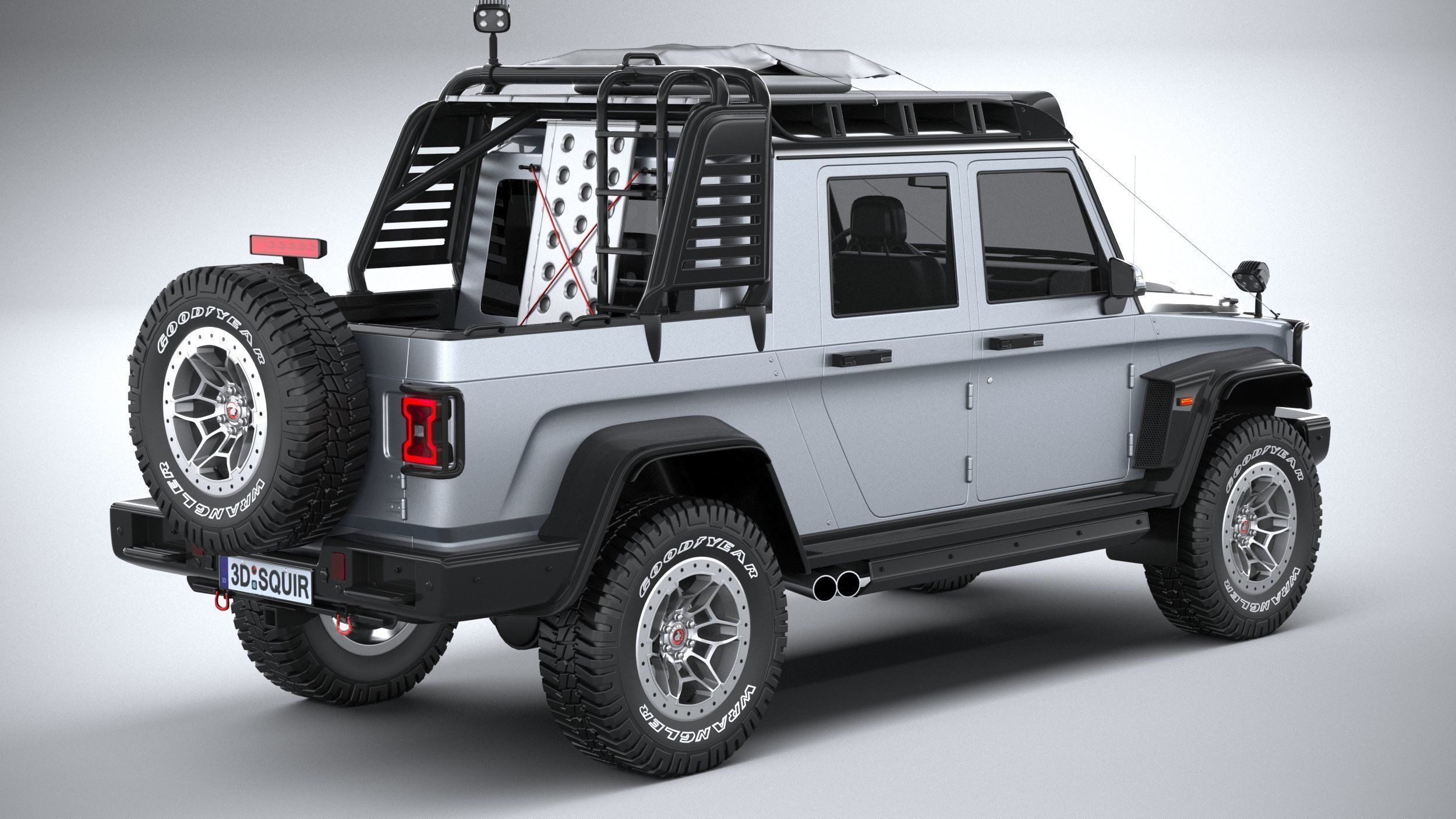 Generic Offroad Adventure Car 2022 3D model_17