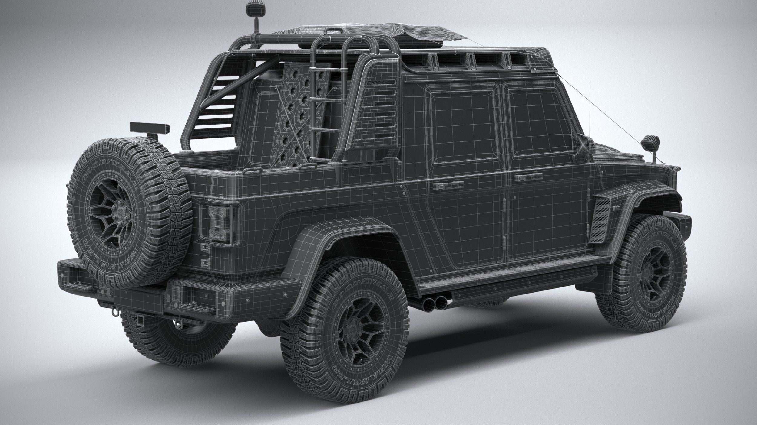 Generic Offroad Adventure Car 2022 3D model_29