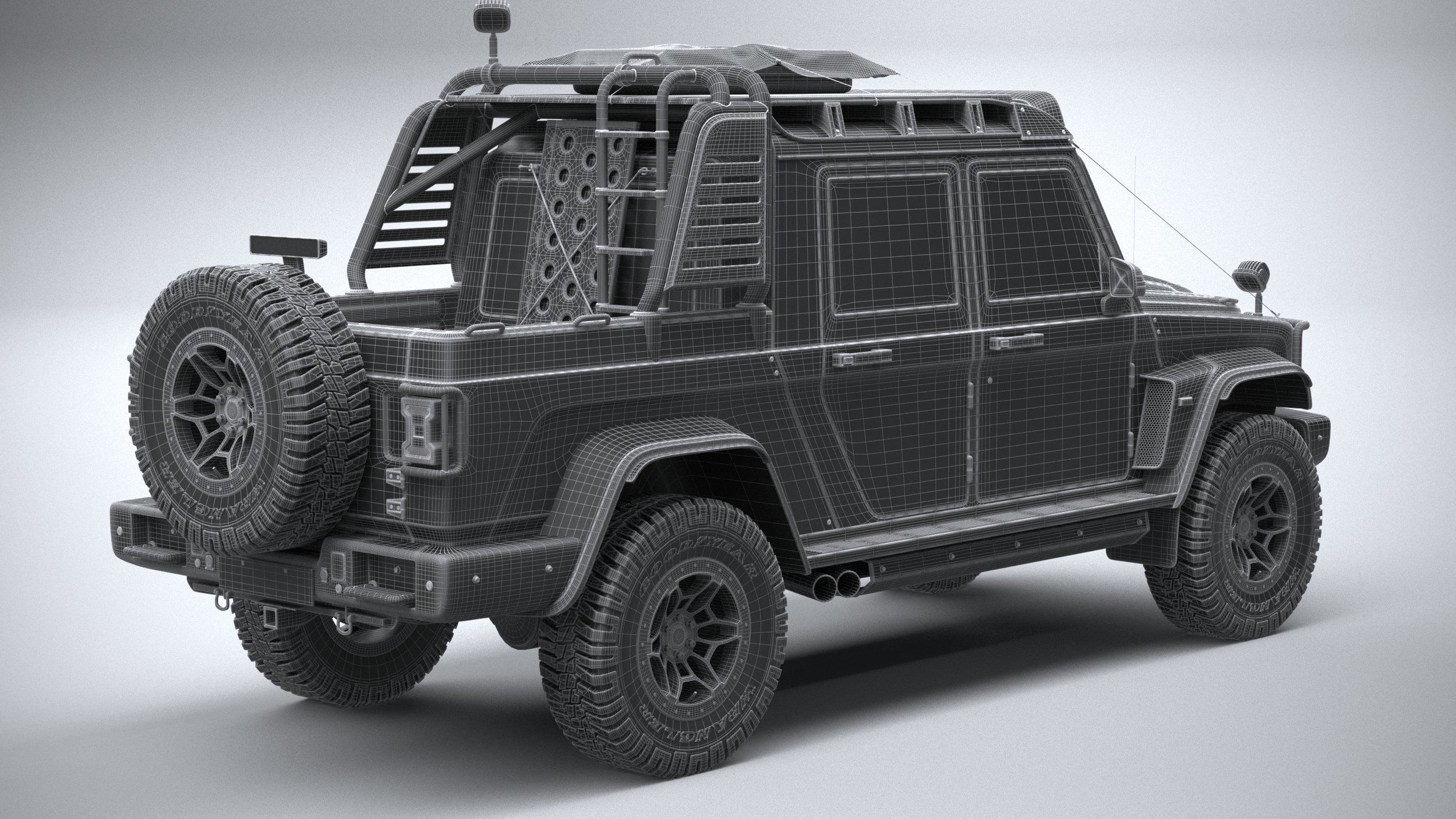 Generic Offroad Adventure Car 2022 3D model_27