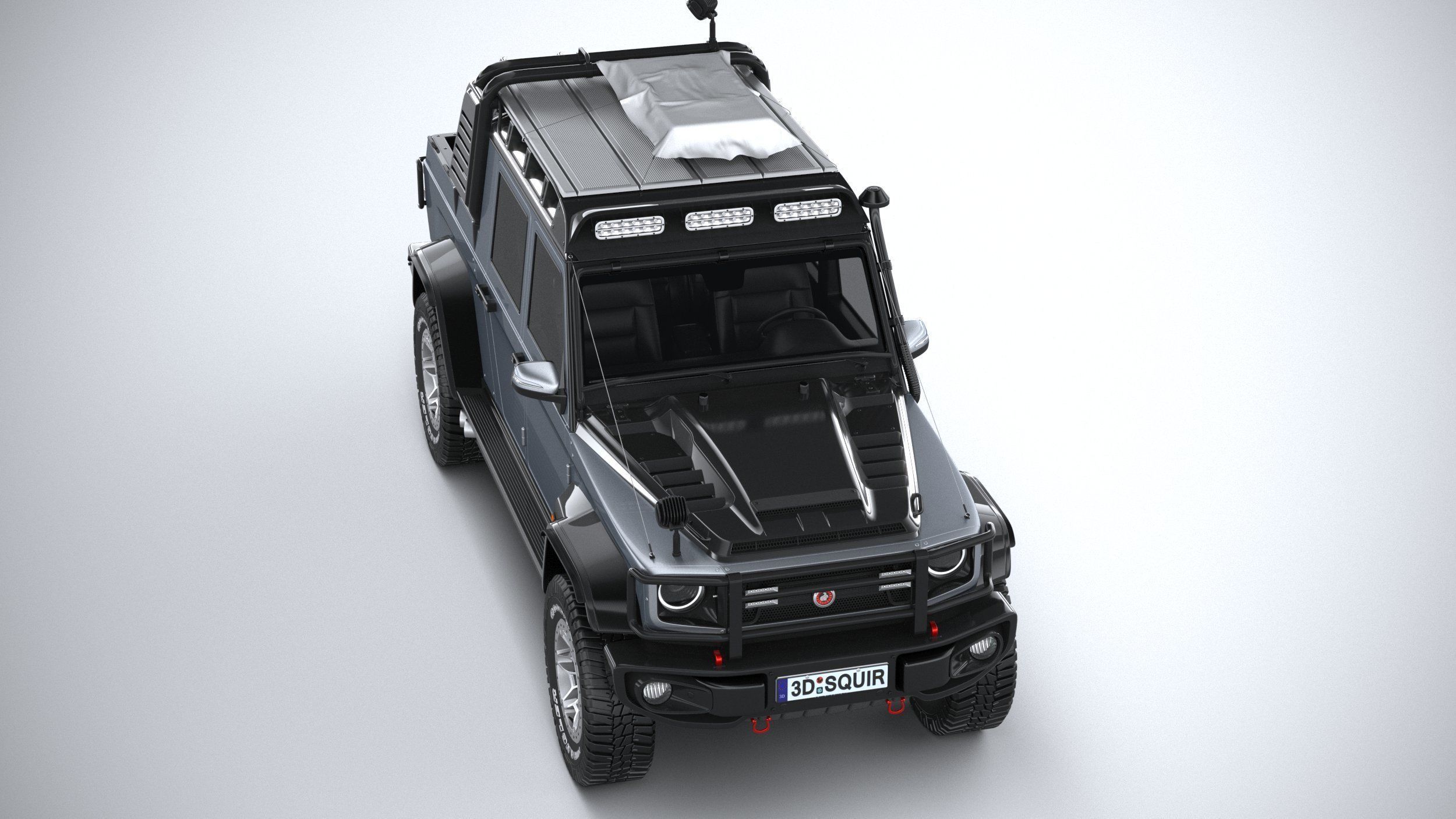 Generic Offroad Adventure Car 2022 3D model_12
