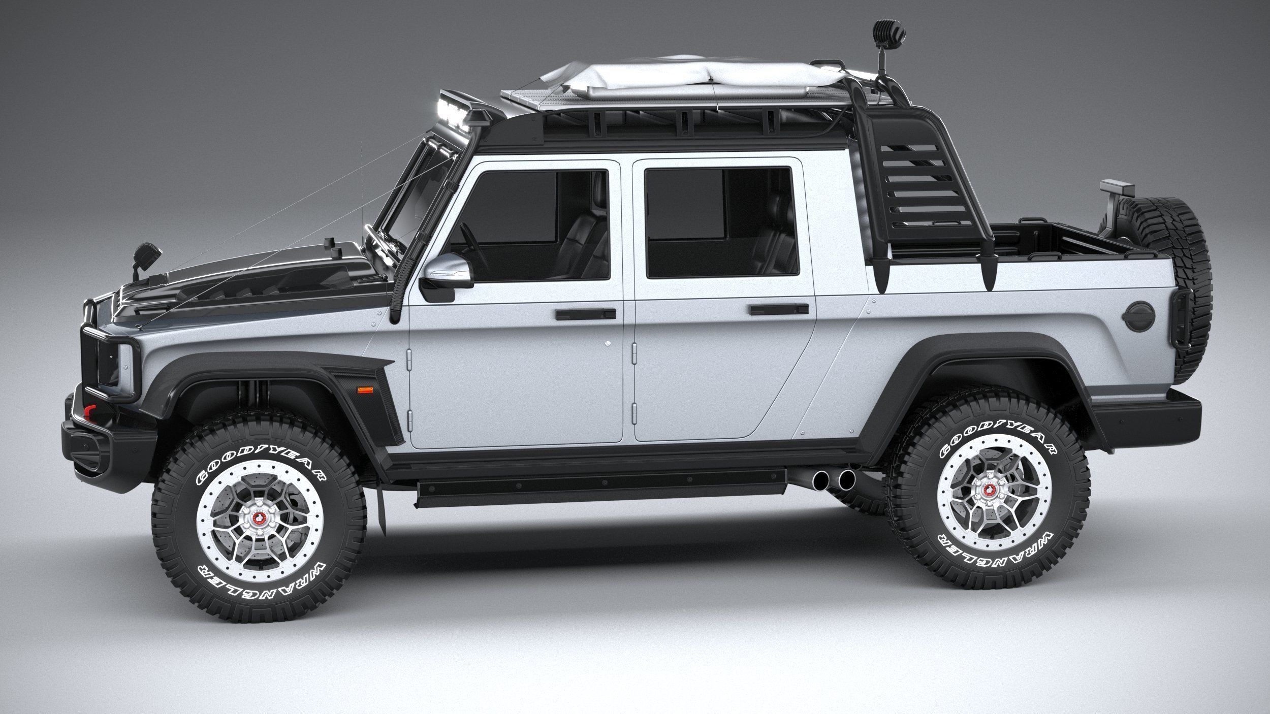 Generic Offroad Adventure Car 2022 3D model_8