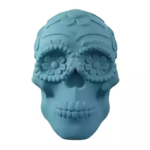 FRIDA KAHLO SUGAR SKULL 3D MODEL 3D print model