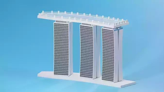 Singapore Marina Bay Sands Hotel Landmark