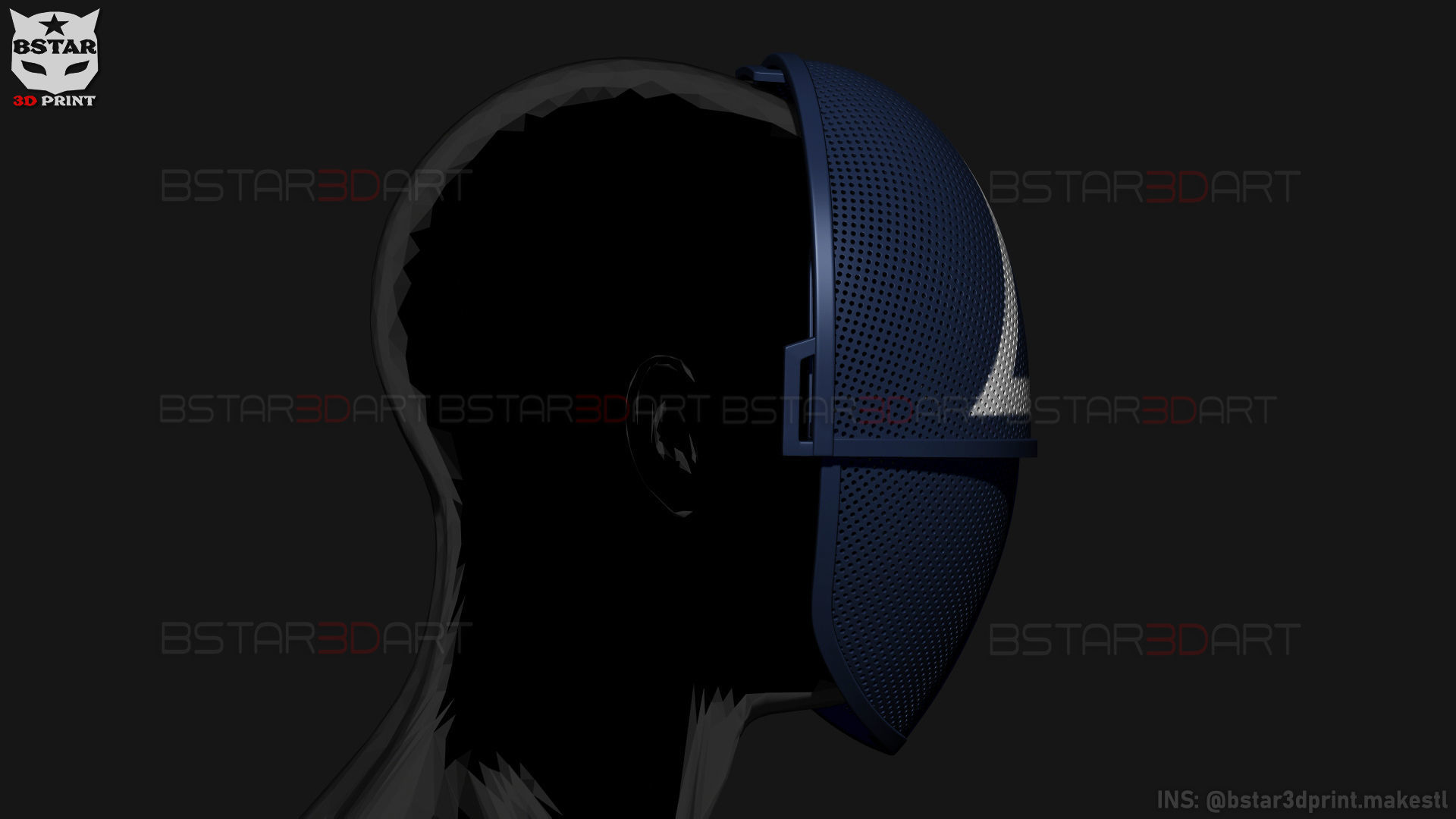 Squid Game Mask - Soldier Mask Foldable-Moveable - With Tutorial 3D print model_30