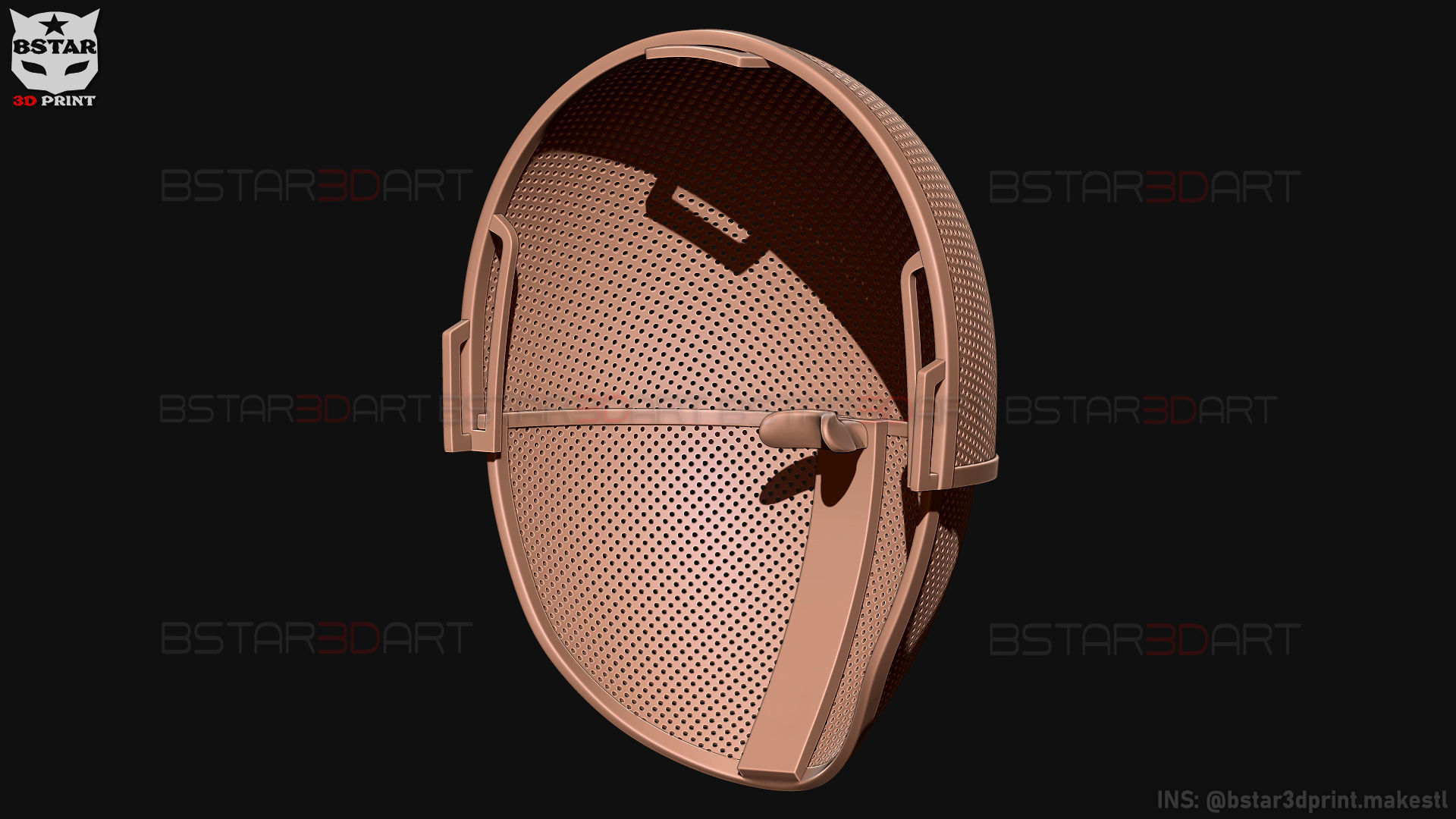 Squid Game Mask - Soldier Mask Foldable-Moveable - With Tutorial 3D print model_35
