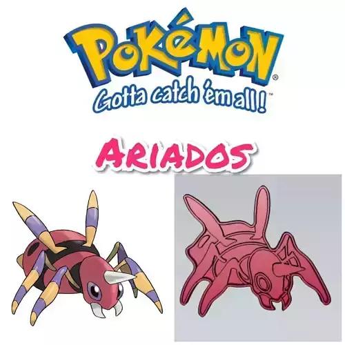 Amazing Pokemon Ariados Cookie Cutter Stamp Cake Decorating 