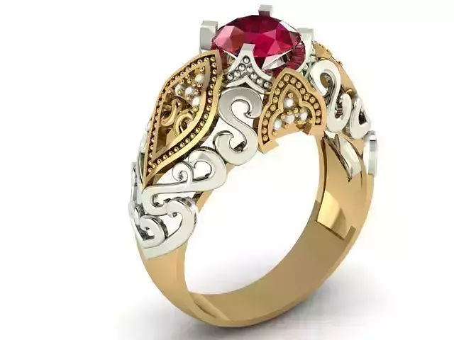 one stone ring women 