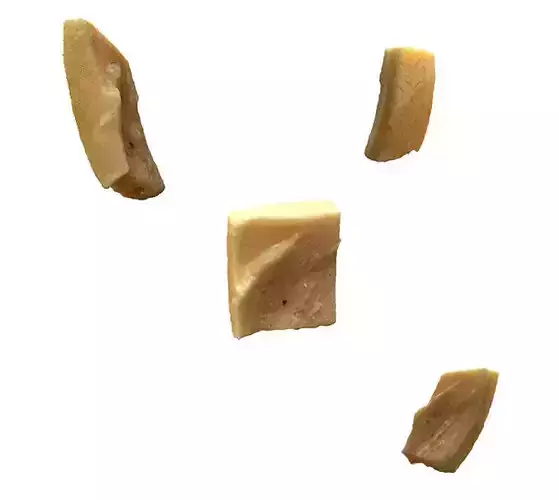 Parmesan parmigiano crust 3D model