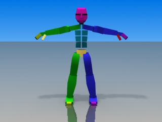 Businessman Game model Low-poly 3D model_3