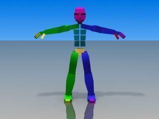 Businessman Game model Low-poly 3D model_16