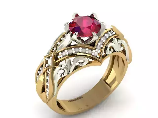 one stone ring women 