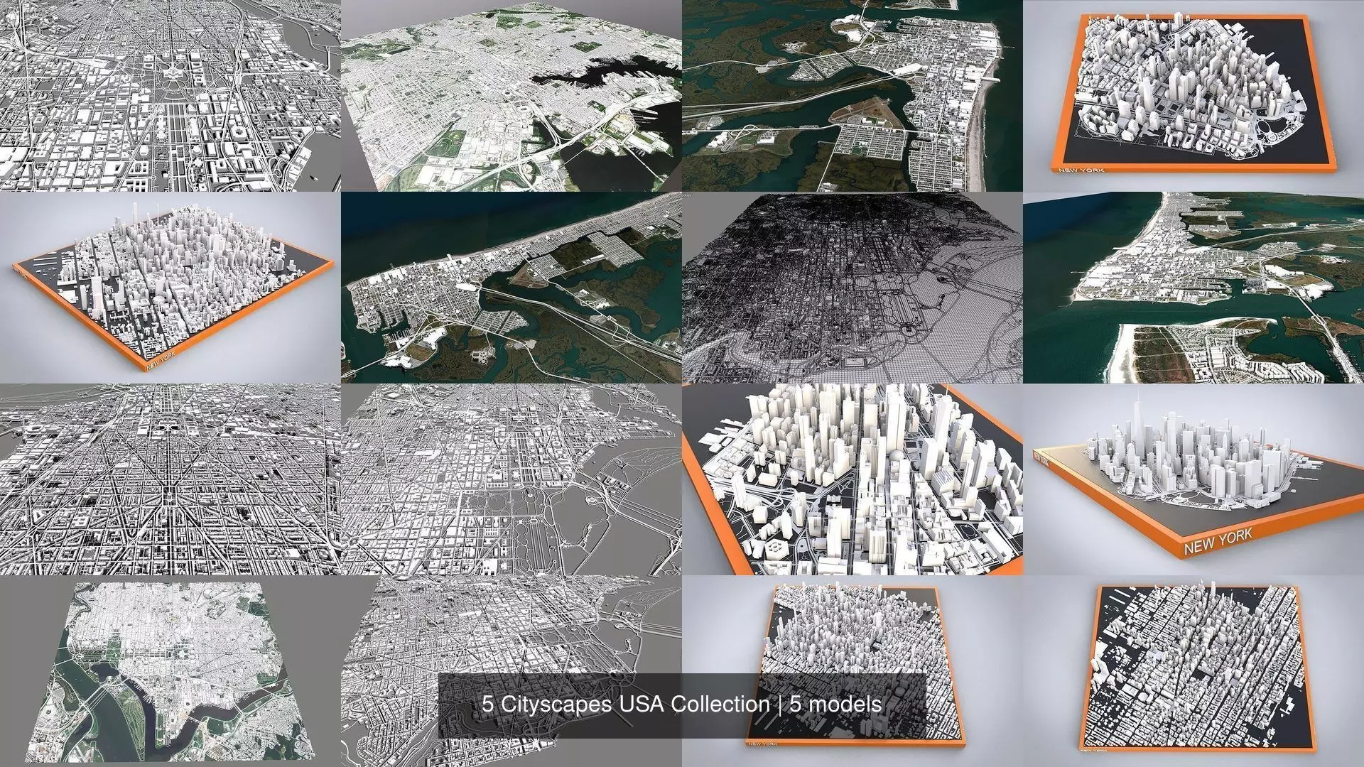 5 Cityscapes USA Collection _0