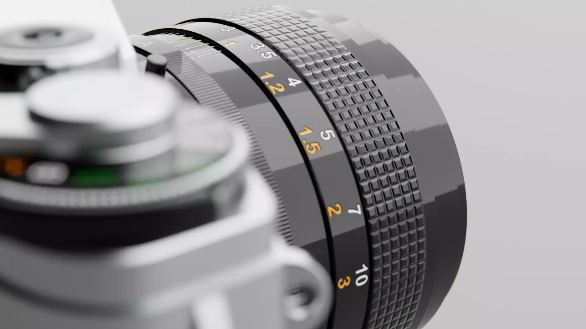 Canon AT-1 Camera Low-poly 3D model_5