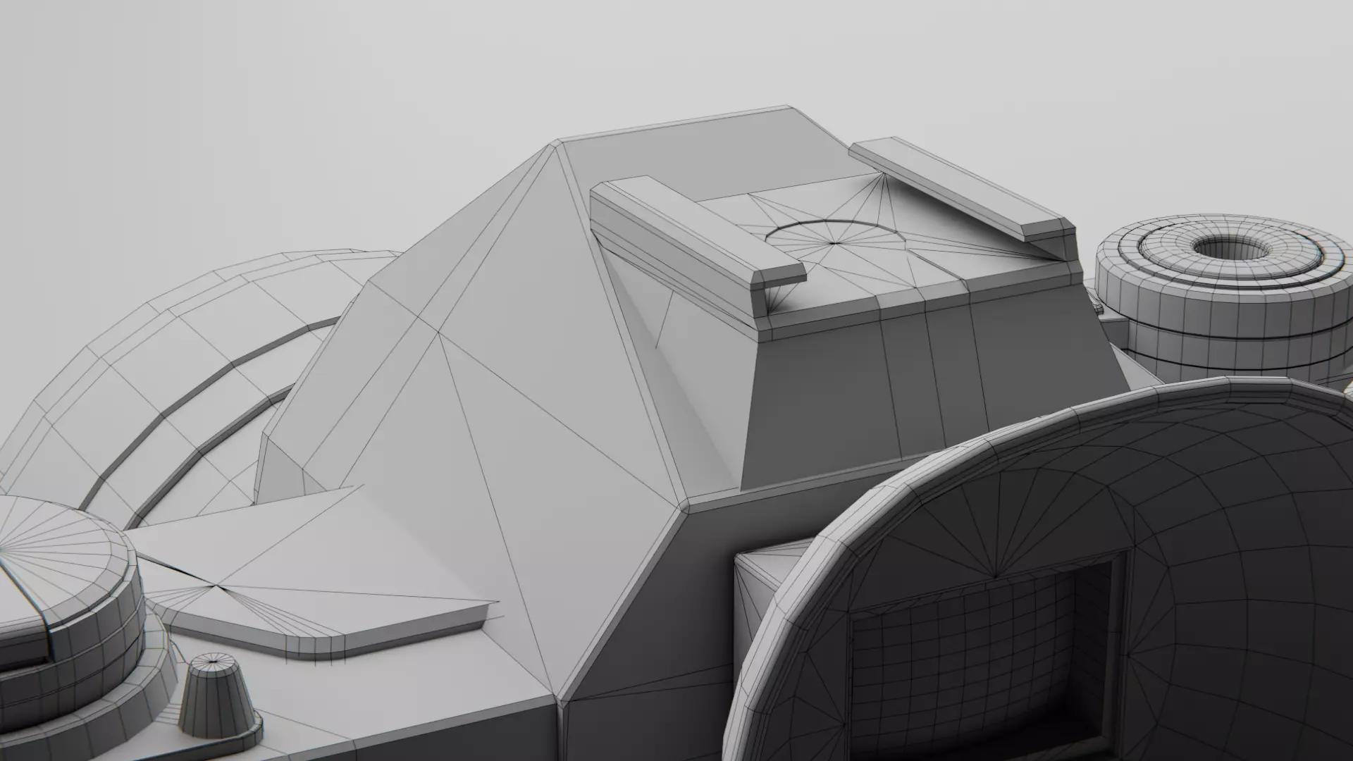 Canon AT-1 Camera Low-poly 3D model_16