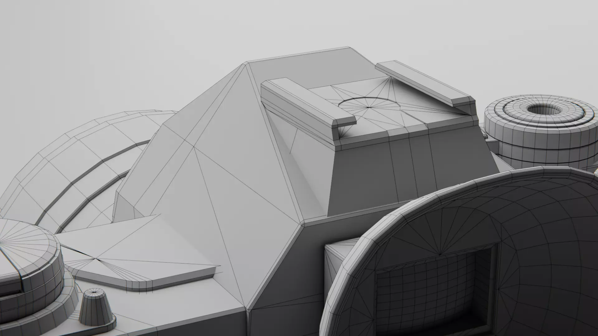 Canon AT-1 Camera Low-poly 3D model_18