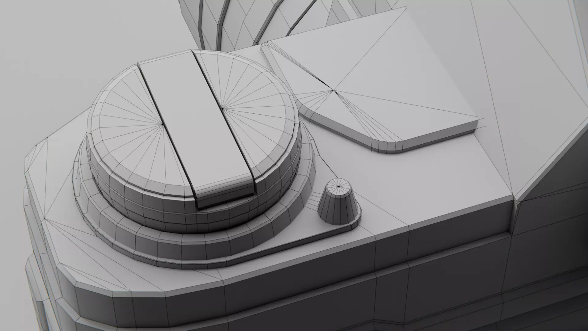 Canon AT-1 Camera Low-poly 3D model_21