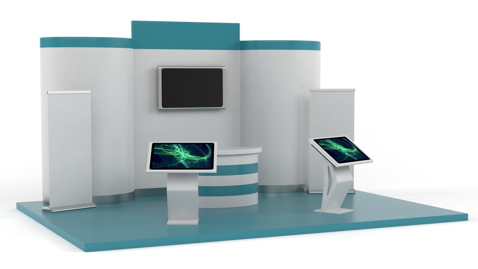 Exhibition Stand Design 3D model_3