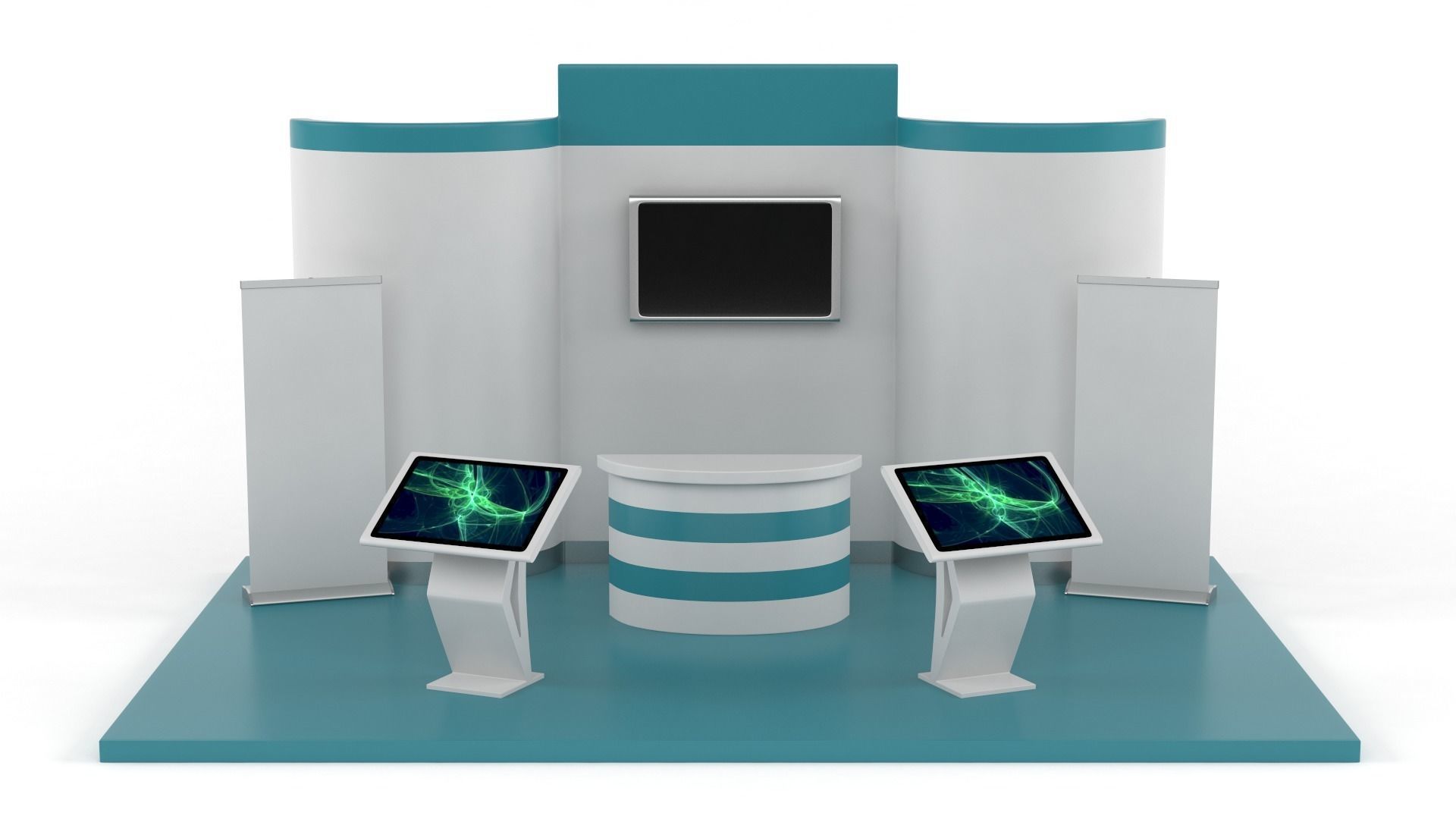 Exhibition Stand Design 3D model_5