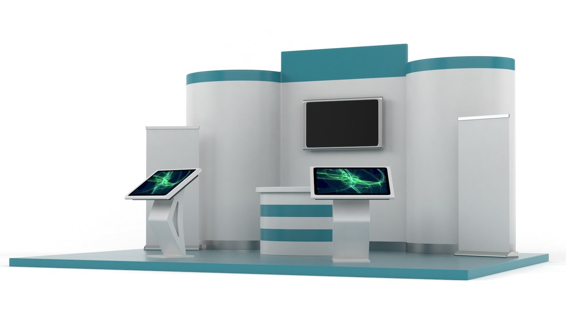 Exhibition Stand Design 3D model_4