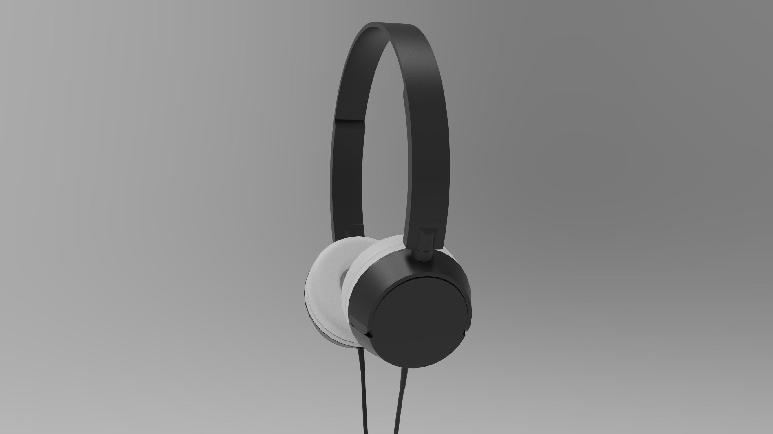 Headphones headphone Free 3D model_1