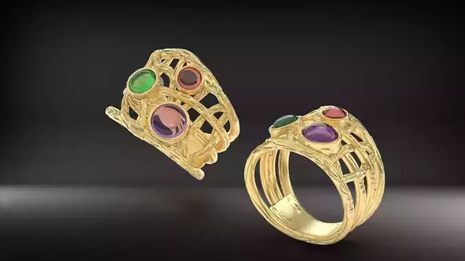 DESIGNER TEXTURE RING 