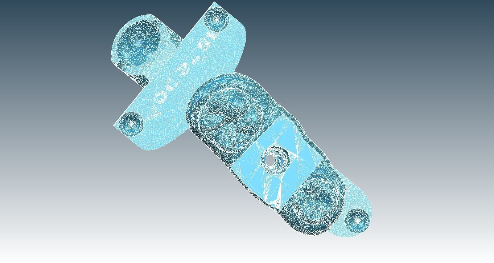 Digital Dental Implant Model with a Lab Analog 3D print model_21