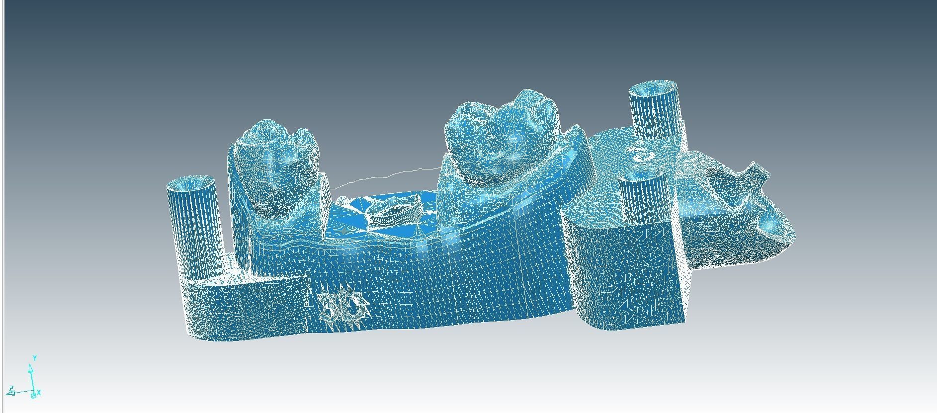 Digital Dental Implant Model with a Lab Analog 3D print model_20